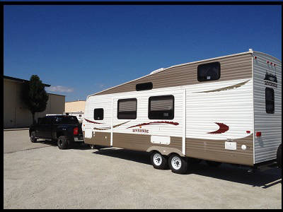 travel trailer transport